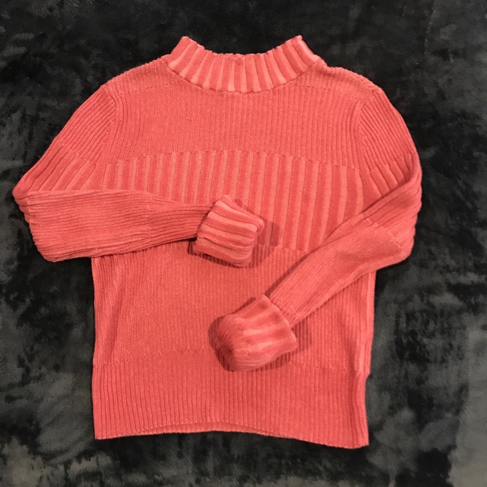 Crop mock neck sweater 💗